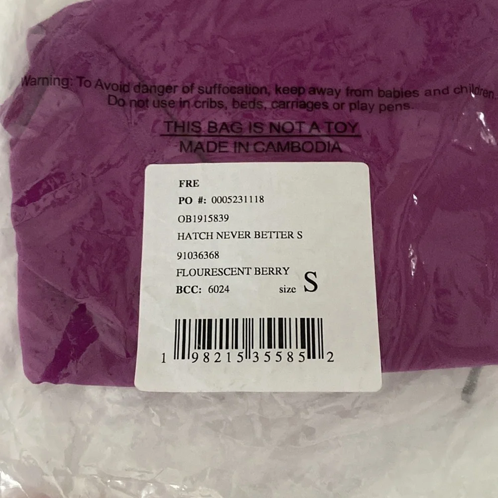 NWT FP Movement X Hatch orchid square neck maternity bra